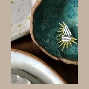 Beautiful stud earrings by Dear Darlington. Moving inventory.